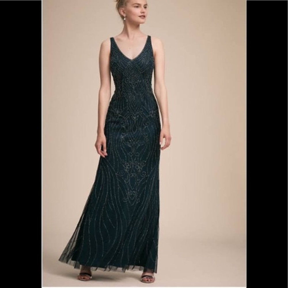 BHLDN Sutton Dress size 14 MSRP: $285 Midnight Blue